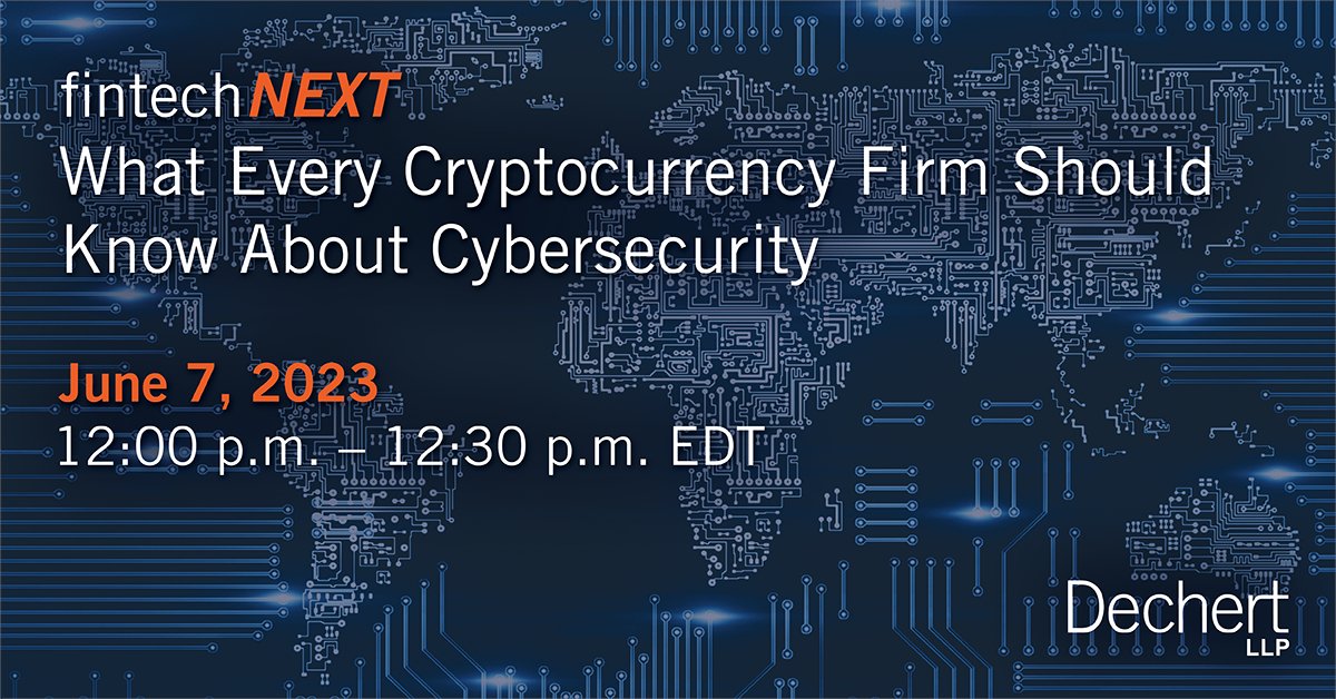 What should every #cryptocurrency firm know about #cybersecurity? Our upcoming fintechNEXT webinar will explore best practices for #fintech companies to protect themselves in the current cyber threat landscape and how to navigate complicated regulations bit.ly/3poLkzS