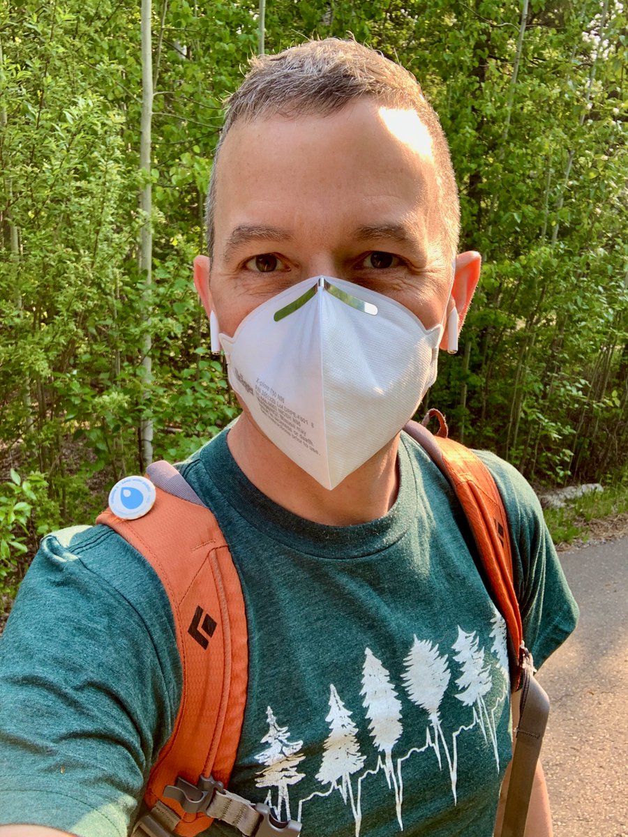 docdez's tweet photo. The (un)happy convergence of a conservation/biodiversity crisis-induced pandemic and climate change-amplified wildfire seasons is that we all have N95s and we know how to use them – if necessary on our morning walking commute to @UNBC. https://t.co/8tjp30vN0e