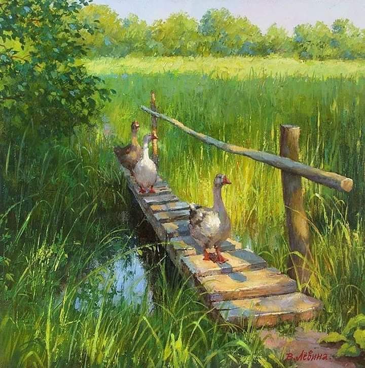 gregcatarino1's tweet image. Painting by Victoria Levina