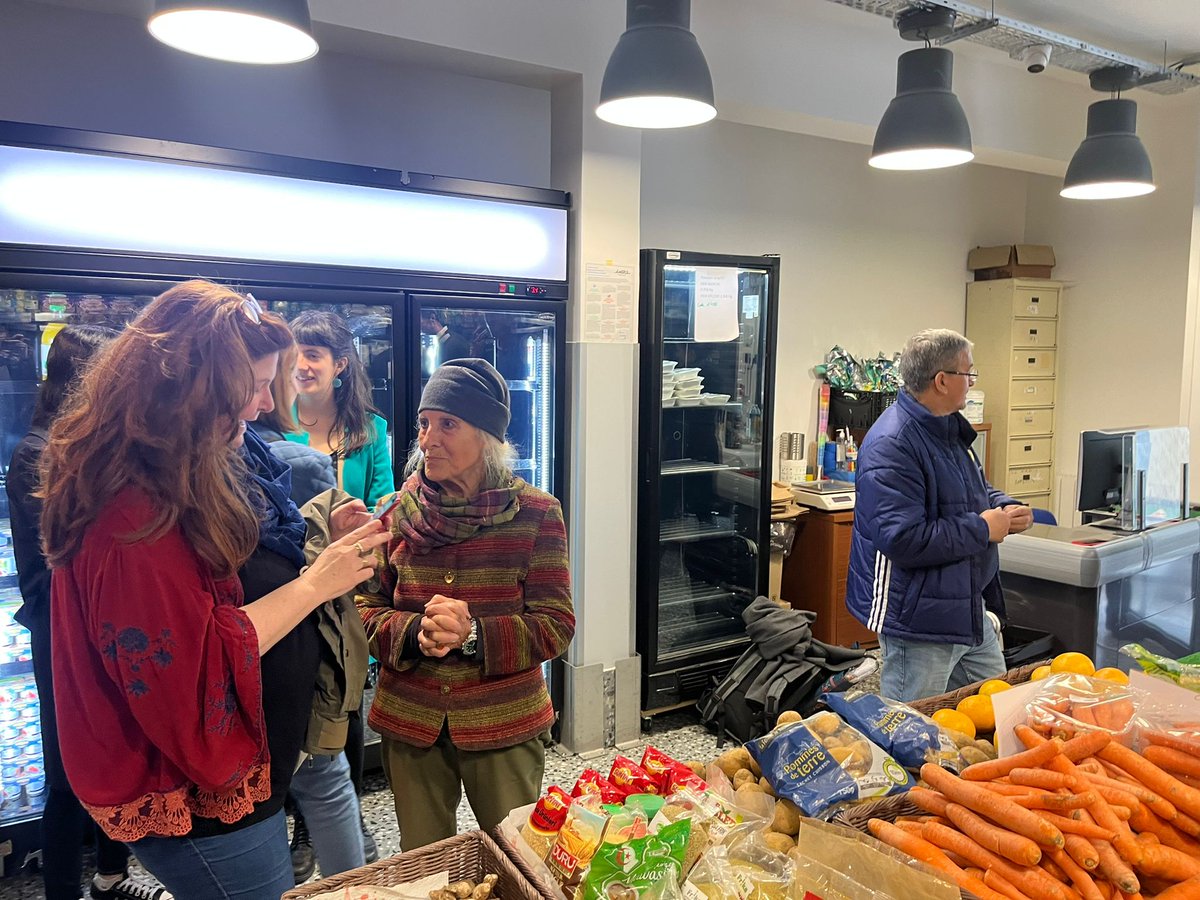 Inauguration de l’Epicerie Solidaire d’Une Chorba Pour Tous, quatrième épicerie sociale dans le 19e, un travail commun avec les services sociaux dans le cadre d’un parcours d’insertion.