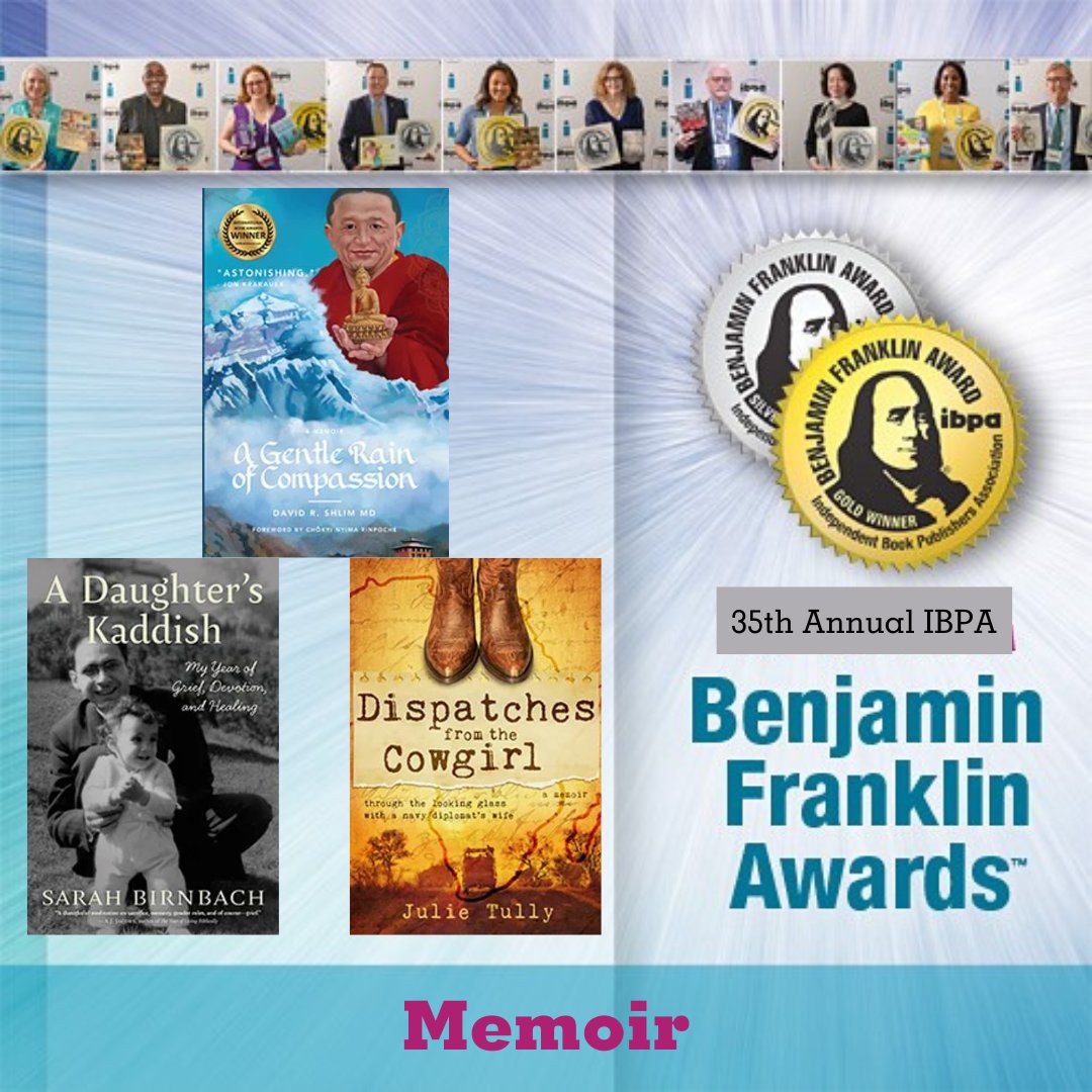 🎉 Congratulations to the 2023 winners of the #IBPABens in the Memoir category! 🎉
  
<a href="/wbrandpub/">wbrandpub</a> <a href="/CowgirlDispatch/">Julie Tully | Writer</a> @wonderwellpress <a href="/sarah_birnbach/">Sarah Birnbach</a>