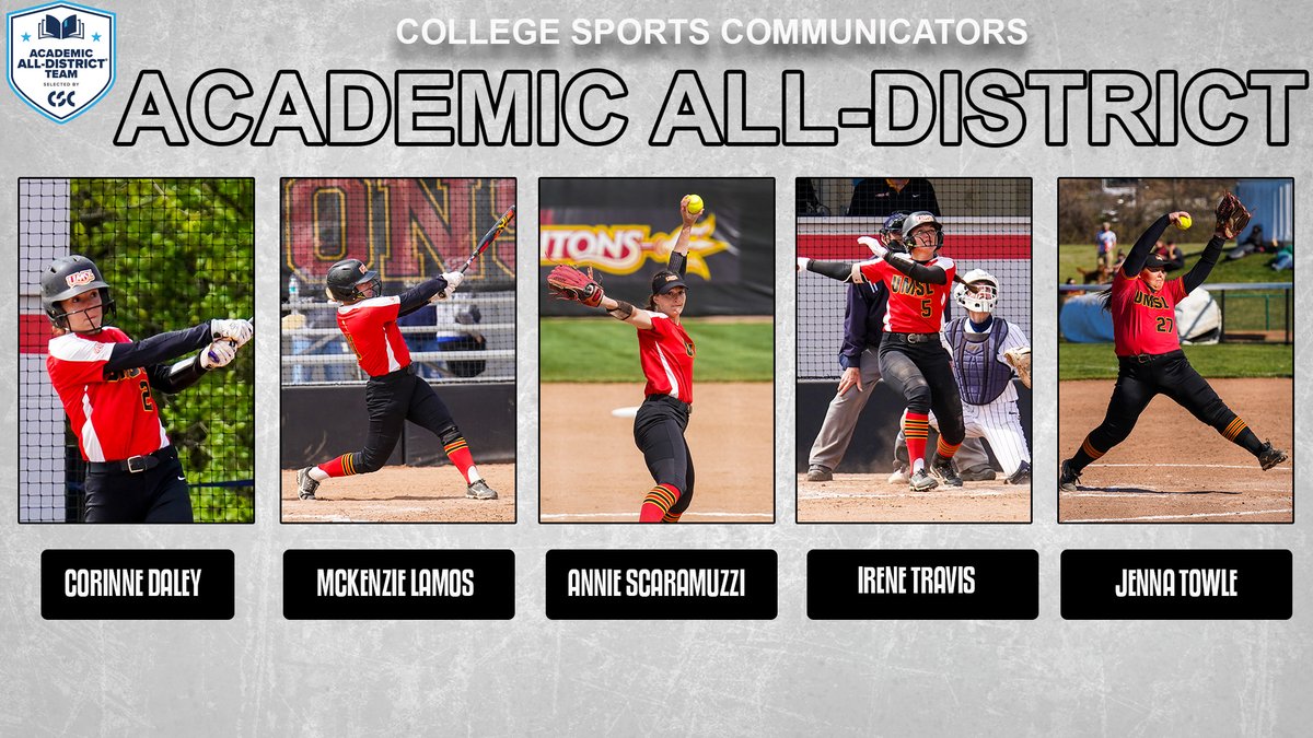 @UMSLSoftball has 5 players named to the College Sports Communicators Academic All-District team on Tuesday. All five individuals are now eligible for Academic All-America accolades #GLVCsb #FeartheFork🔱#tritesup🔱