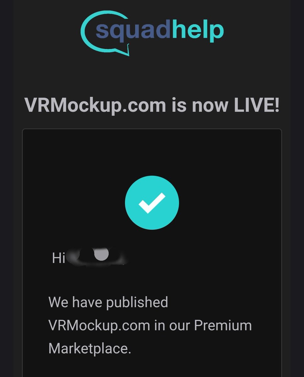 🌟 VrMockup.com has been approved for the @squadhelp Premium Domain Marketplace! 🎉

 If you're ready to unlock the potential of virtual reality, this premium domain is your key. 

#DomainFlipping #VirtualReality #OnlineBrand #Squadhelp #Domains #DomainForSale