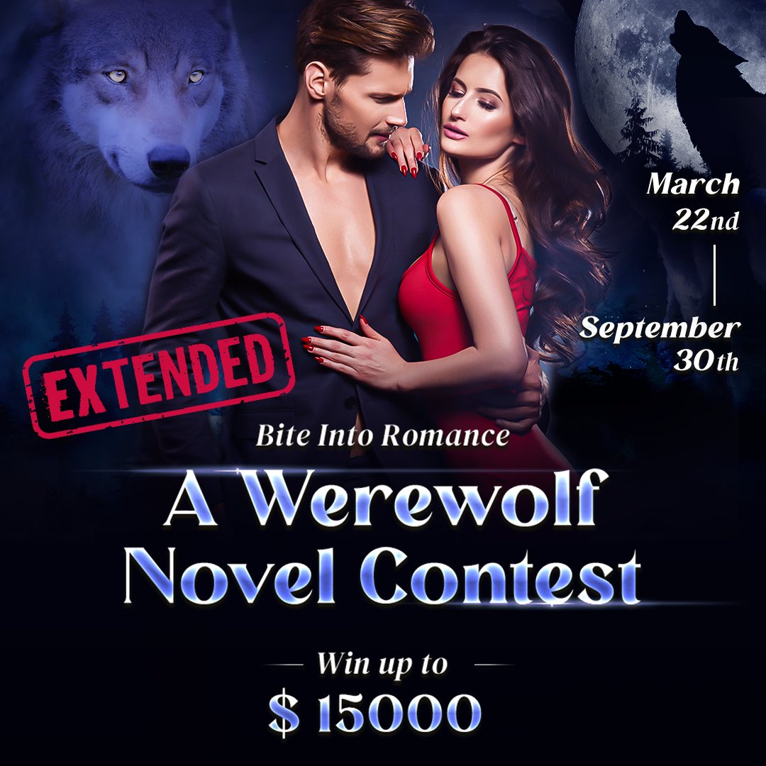 📣We're excited to announce that our werewolf novel contest has been extended until September 30th, 2023! 🐺📖
Get the chance to win up to $15,000 💰 and amazing adaptation opportunities 🎬 Don't miss out on this chance to shine 🌟 #writingcontest