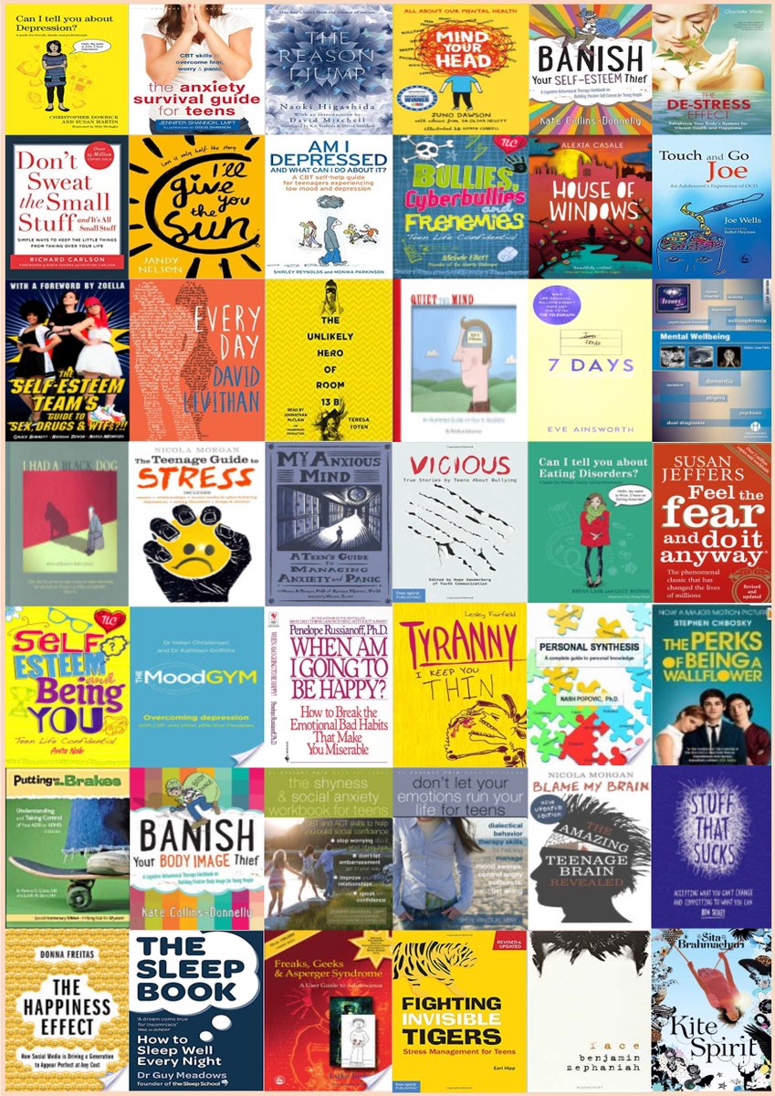 We have a wide range of books in our #MentalWellbeing collection to support #MentalHealthAwarenessWeek.  Pop in to the LRC and check them out! #ReadingForWellbeing