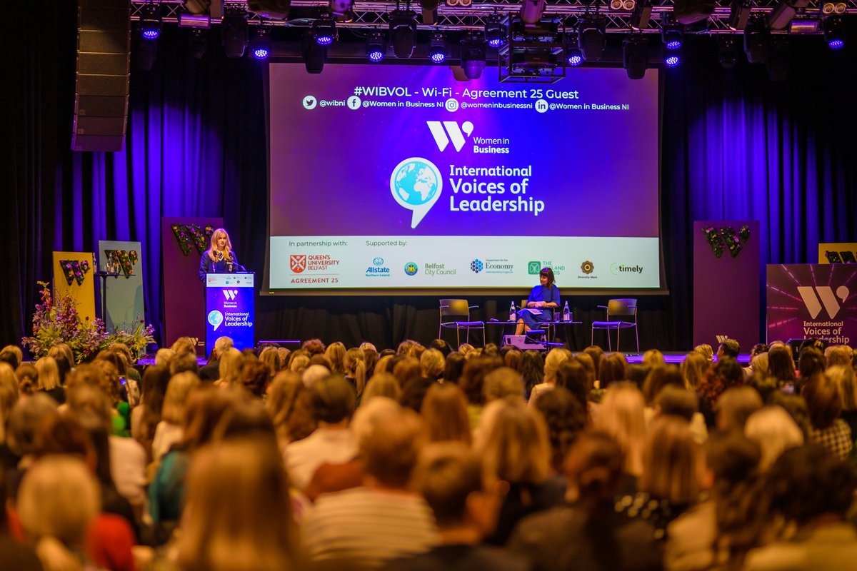 One month on and we are reliving the highlights from our International Voices of Leadership conference! 🎤

Who was your stand out speaker?
Share some of the learnings that have lasted for you beyond the day 👇

#WIBVOL | In partnership with @QUB_CEC