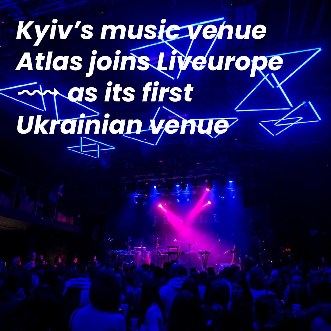 🎉 Exciting news! 🎉 Atlas one of Kyiv's top music venues, has joined Liveurope as an associate member!

🌟 We broke the news during our Europe Day event, making it even more special as it coincided with Ukraine's first Europe Day celebration. 🎶

🔗liveurope.eu/news/kyivs-mus…