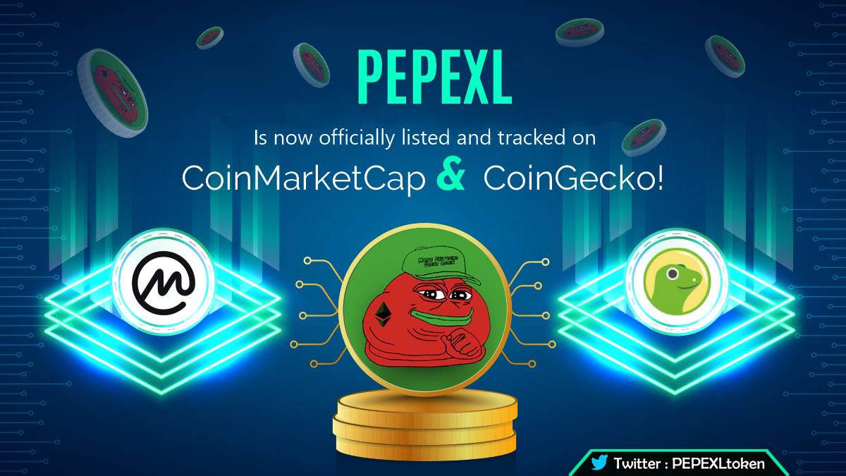 $PEPEXL #PEPEXL is now listed both on @coinmarketcap and <a href="/coingecko/">CoinGecko</a>!