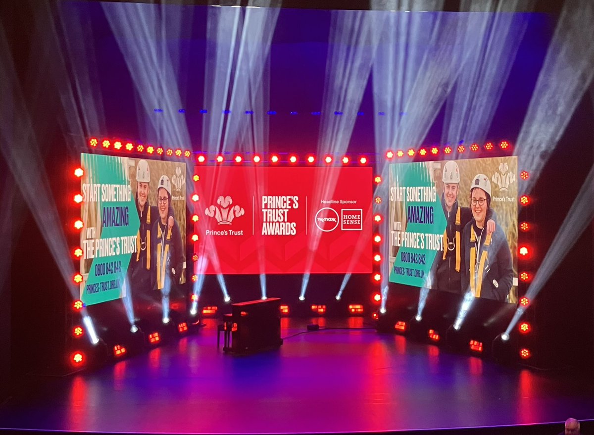 Looking forward to an inspiring afternoon celebrating the success of some amazing young people at the #PrincesTrustAwards  👏 @PrincesTrust @TechMarketView