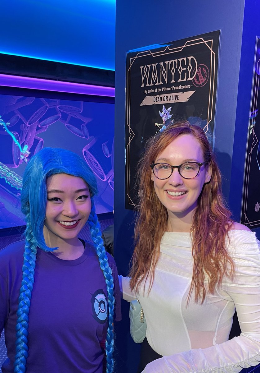 alice (@gamedevjett) on Twitter photo Never meet your heroes, unless she’s <a href="/sjokz/">Eefje Depoortere</a> ❤️
14 y/o me saw you on screen and that was the moment I learned I could have a place in this industry. A decade later, I meet you at a release event for my first game credit.
Yeah I cried, but it only added to the jinx eye makeup Never meet your heroes, unless she’s <a href="/sjokz/">Eefje Depoortere</a> ❤️
14 y/o me saw you on screen and that was the moment I learned I could have a place in this industry. A decade later, I meet you at a release event for my first game credit.
Yeah I cried, but it only added to the jinx eye makeup