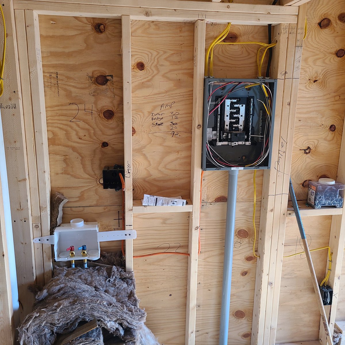 Tiny house is coming along with all windows in, rough electrical and plumbing complete,  and insulation and interior surfaces ready to hang next.  Details coming soon on the auction where it could be yours!  <a href="/gwd50schools/">Greenwood 50 Schools</a> <a href="/nccer/">NCCER</a> 

More pics FB and IG