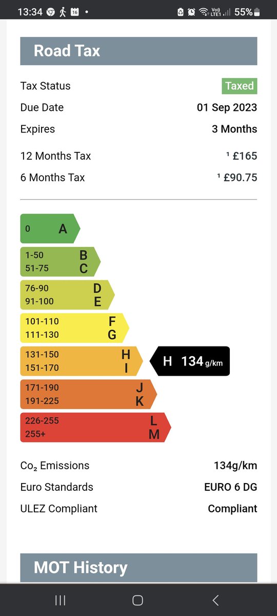 passedmytest_'s tweet image. Today I learned you can check  vehicle details online, including tax, emissions, MOT, date &amp;amp; place of first registration 
#newcar #carguide
