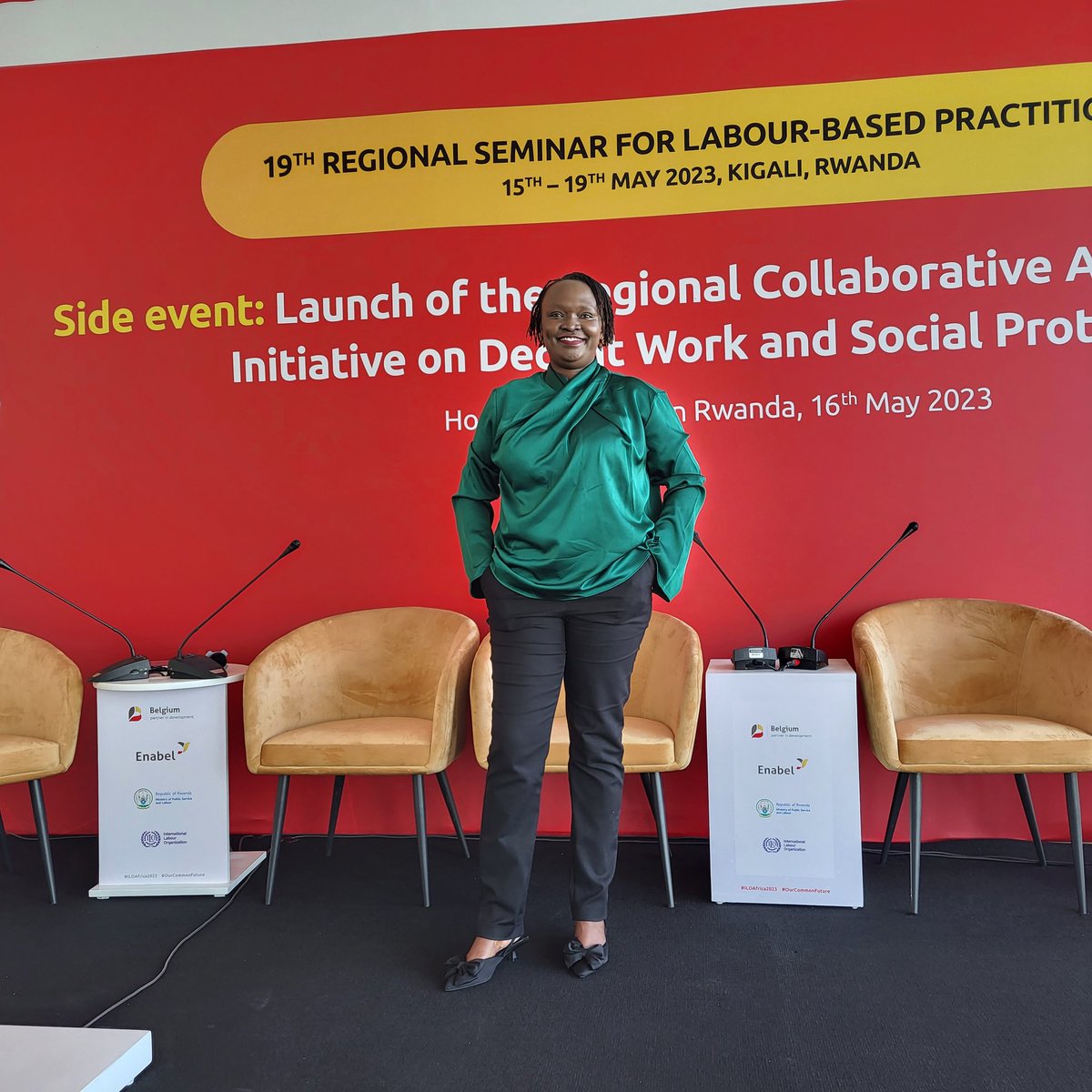 On the sidelines of #ILOAfrica2023 we had a panel discussion on key challenges regarding decent work & social protection in the EA region & strategies of the EAC to support member states in addressing the challenges
The event was hosted by Enabel
#EnablingChange
#OurCommonFuture