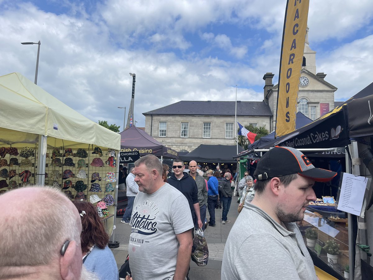 Newtownards till Thursday part of the Market Place fantastic Northern Ireland tour Belfast next week!
