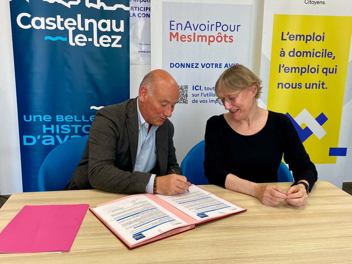Ce mardi 16 mai, inauguration à Castelnau-Le-Lez d’un Point Relais Particulier Emploi au sein de la France service de la Ville. Merci à Frédéric Laforgue, Maire de Ville de Castelnau, pour son soutien au secteur de l’emploi à domicile.
