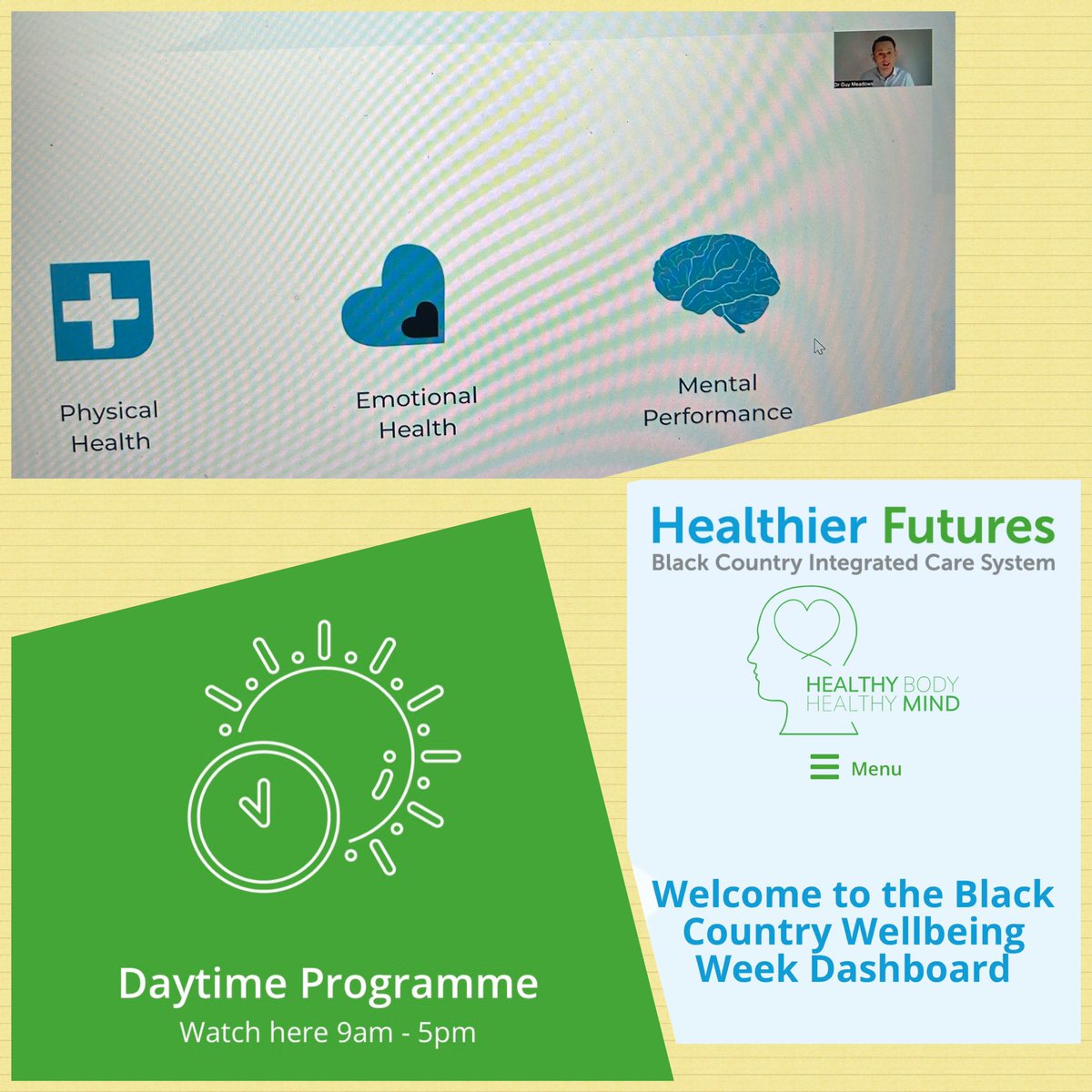 Shajeda Ahmed (@shajeda_nhs) on Twitter photo It’s Day 2 of our <a href="/BlackCountryICS/">Black Country Integrated Care System (ICS)</a> Wellbeing Week - with <a href="/DrGuyMeadows/">Dr Guy Meadows</a> “sleep is what makes us brilliant” 🤩 #PhysicalMentalHealth Great session on the importance of sleep being a “health providing behaviour” …ountrywellbeingfestival.yesdeck.co.uk It’s Day 2 of our <a href="/BlackCountryICS/">Black Country Integrated Care System (ICS)</a> Wellbeing Week - with <a href="/DrGuyMeadows/">Dr Guy Meadows</a> “sleep is what makes us brilliant” 🤩 #PhysicalMentalHealth Great session on the importance of sleep being a “health providing behaviour” …ountrywellbeingfestival.yesdeck.co.uk