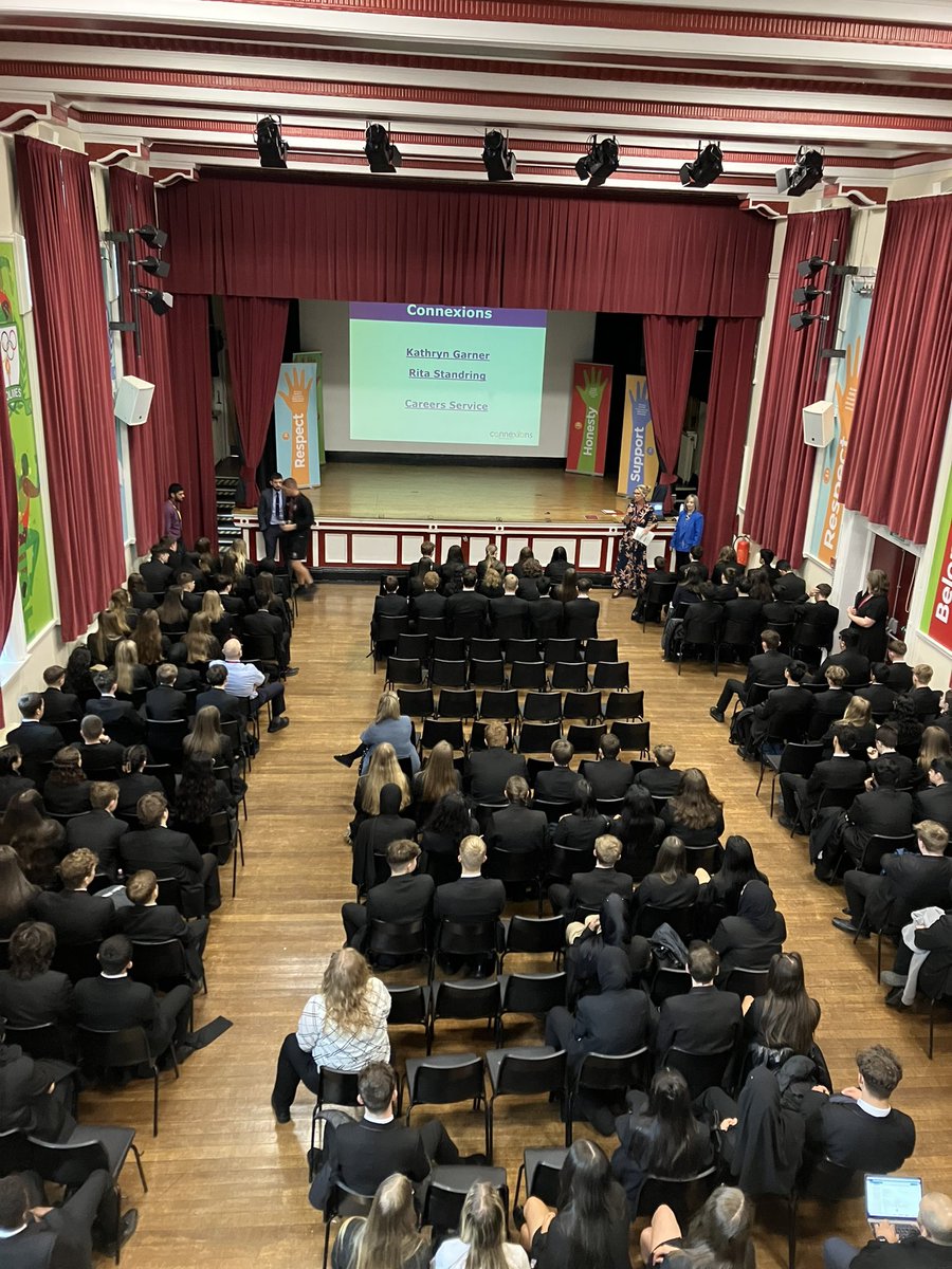 It was all about informing year 10 of their post 16 choices this morning as <a href="/connexions_bolt/">Connexions Bolton</a> presented all of their options to them. Thank you Mrs Garner and Ms Standring - you can find our wonderful careers advisors in Hector’s House on a Monday and Thursday 😀