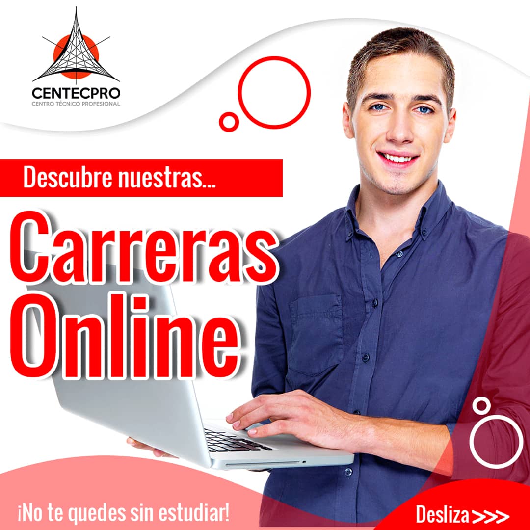 CENTECPROCCS's tweet photo. CARRERAS ONLINE 
INICIO: 20 de MAYO de 2023.
¡¡¡CUPOS LIMITADOS!!! https://t.co/q2nLpHLnyK