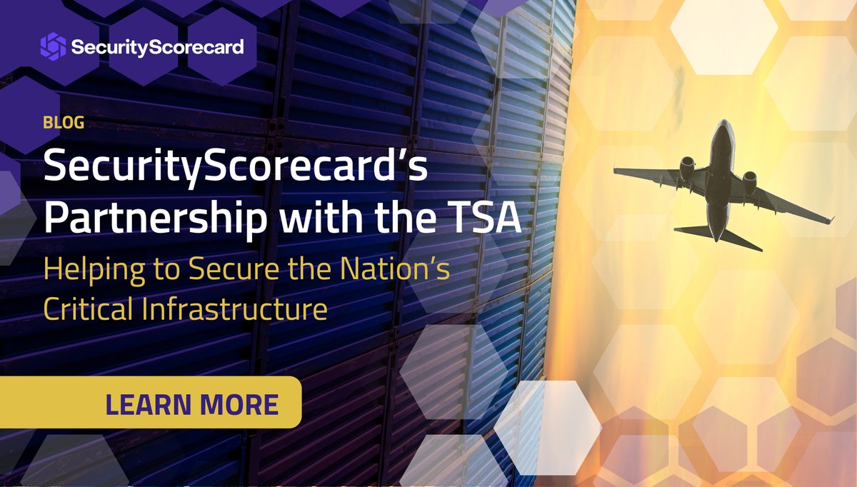 security_score's tweet photo. We’re excited to announce our partnership with @TSA to enable the agency to more accurately monitor and assess the #cyberhealth of the nation's pipeline, 🚇 rail, and ✈️ aviation transportation systems. 🇺🇸  https://t.co/DRUyI2mRDs 

#cybersecurity #secops #infosec #TSA https://t.co/28nyrJlIuC