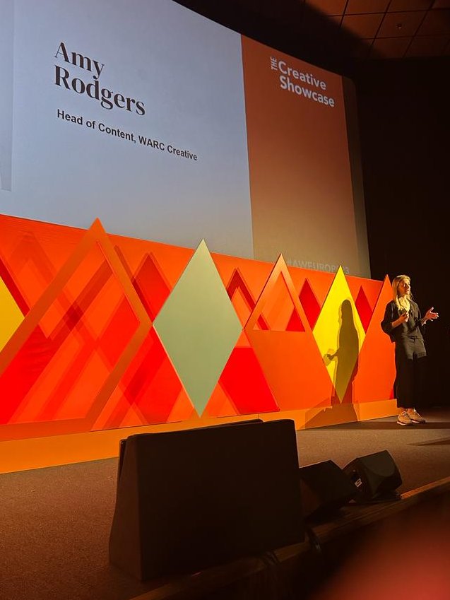 Intriguing analysis of the Building Blocks of Creative Impact from <a href="/A_Rodgers/">Amy Rodgers</a> of WARC. While only 18% of creative award winning ideas are awarded for effectiveness, this rises to 39% of highly awarded ideas. Highly #creative = highly #effective. #AWEurope23