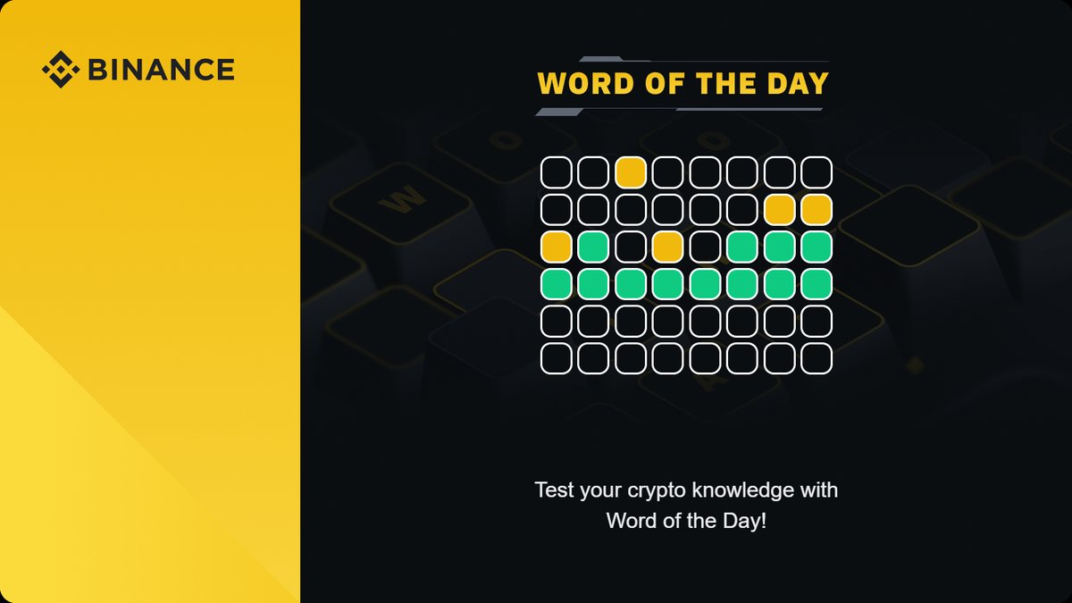 cubitcrypto's tweet photo. Test your crypto knowledge with Word of the Day! https://t.co/gxjqboeDva https://t.co/n4Kz27jcIR