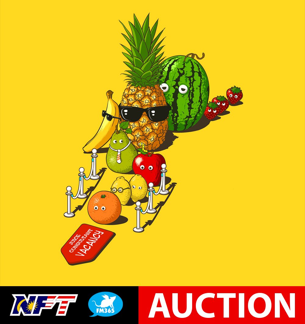 The @FlyingMouse365 Daily Auction ⚡️

'Gonna be squeeze dry by their employers...' 🍐🍊🍌🍈🍍🍎🍋💦

Bid for the ETH NFT here ✨
nft.my/special/flying…

Comes with full usage rights! 
#flyingmouse365 #FM365 #FullRightUsage #nftmalaysia