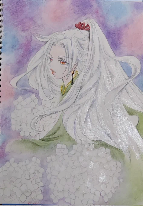 #あなたの紫陽花見せてください 紫陽花、描きたいなぁ～