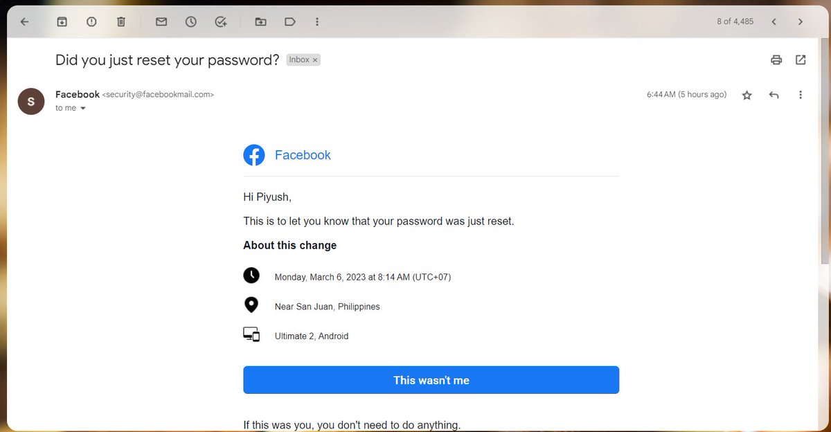 PiyushaRockstar's tweet photo. So I went for reporting via facebook. Please @facebook @Meta 
Help me get back my account as the hacker is mis leading my friends. I am attaching the screenshots of the emails for prove and my id's link too.
https://t.co/vi8BYm7Rgv https://t.co/ouSXCjIuIy