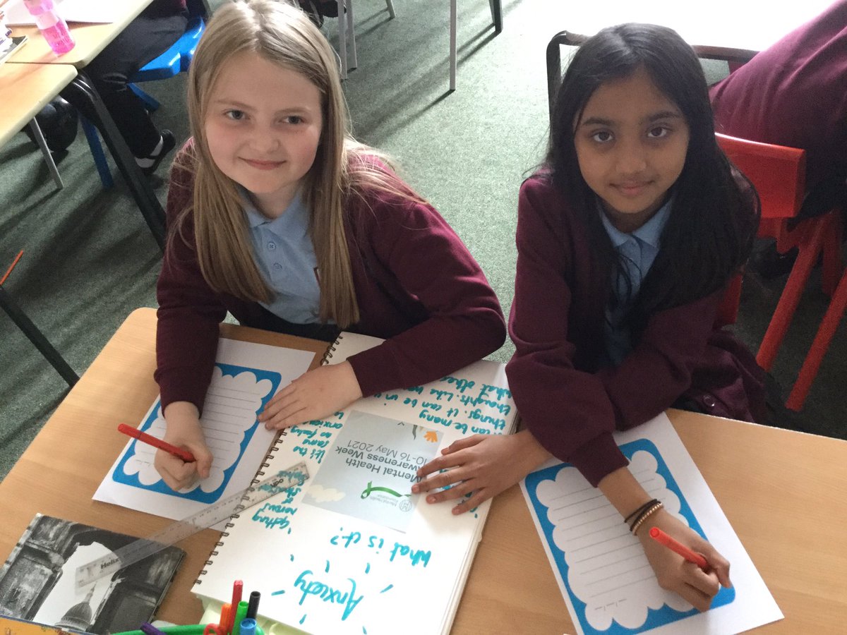 EllisonPrimary's tweet image. This week is #MentalHealthAwareness and today our Y5 class have been exploring the theme of ‘Anxiety’. They have discussed what it means to them, how anxiety feels and what strategies they use to help manage anxious feelings by writing letters to themselves #EllisonCommunity