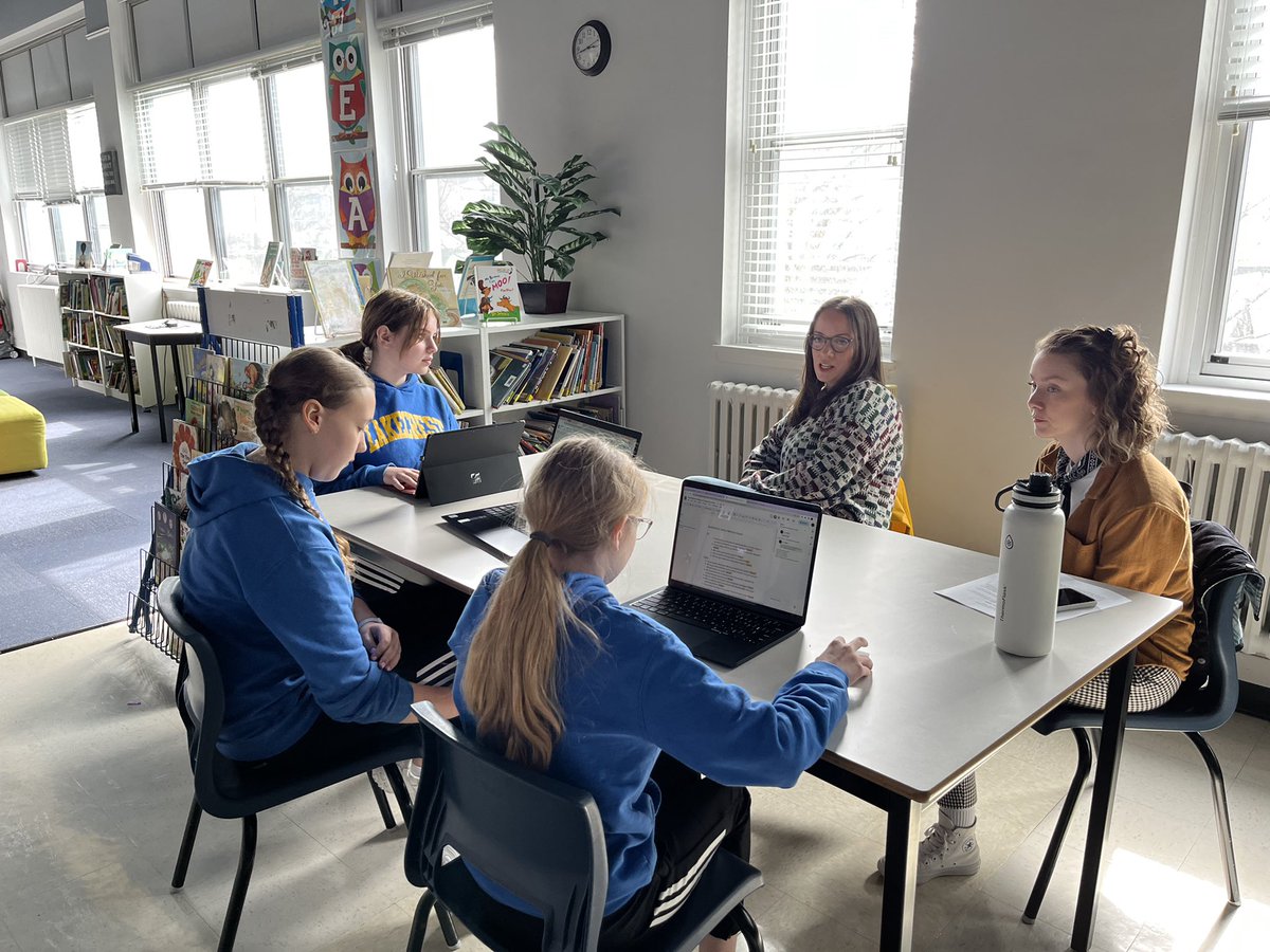 lakecrestnl's tweet photo. A special thank you to Bridget and Tania from St John's Status of Women Council for talking to exhibition students in @lakecrestnl Gr. 6 about gender stereotypes and how to create a more equitable society. @SJSWCouncil https://t.co/OkVhmjuawo