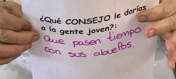 el verdadero lugar seguro son los abuelos