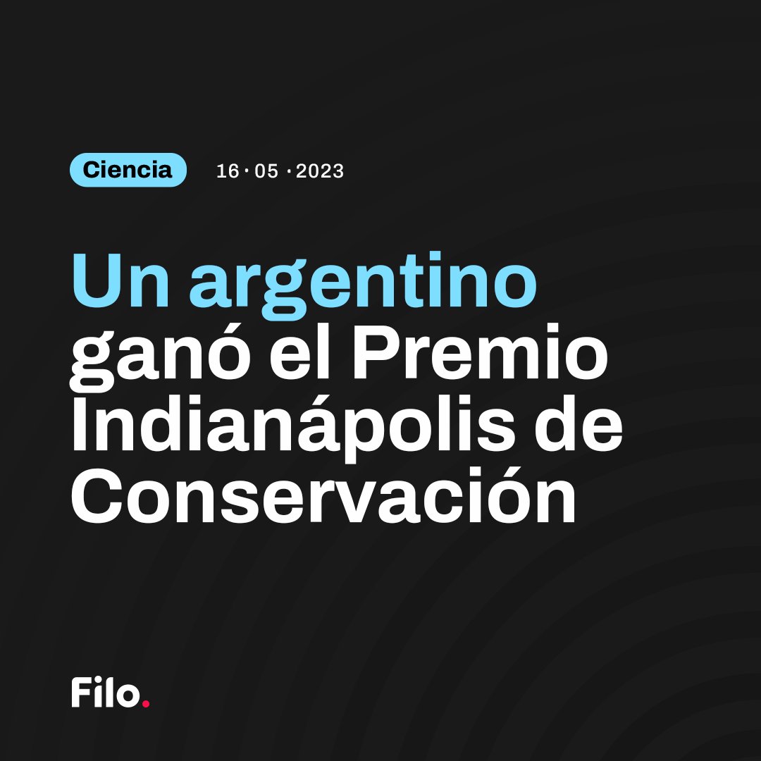 🇦🇷 Un argentino ganó el Premio Indianápolis de Conservación 🏆  

😲 Pablo García Borboroglu es el primer latinoamericano en llevarse el reconocimiento.  

🐧 El investigador trabaja en el Centro Nacional Patagónico de Puerto Madryn y fue premiado por combinar resultados de
