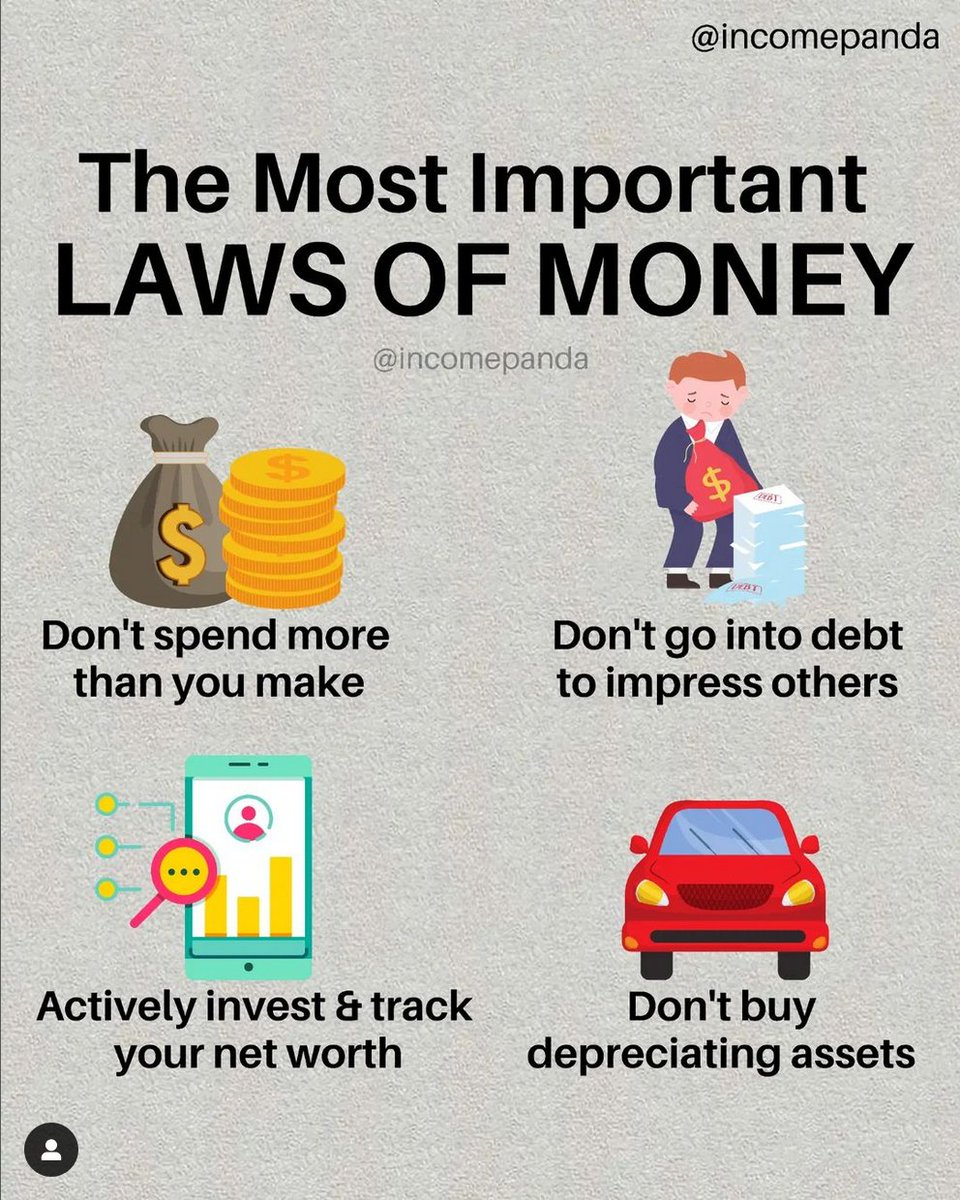 QCompounding's tweet photo. 5️⃣ The most important laws of money: https://t.co/0CdHp9aQ55