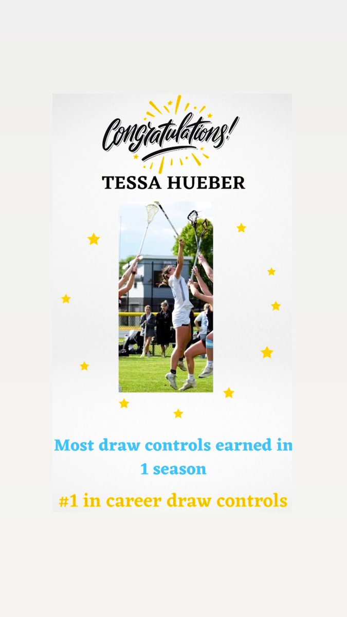 This girl is on 🔥 
Within the past week junior mid fielder Tessa Huber has become #1 in program history for career draw controls and for draws in a season! We are proud of you 💪🏼