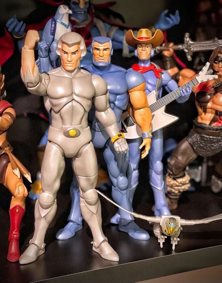 ThunderCatsUlt's tweet photo. The gentlemen of Steel!!!
📸 @MrLittlePaul
#thundercats #super7ultimates #silverhawks #quicksilver #tallyhawk #wewantmorethundercats @super7store https://t.co/PFqYpJVaQN