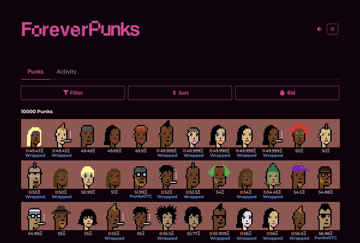 This is the official Twitter account of the Foreverpunks platform.

Follow for updates &amp; announcements 🚀

Twitter 👉 <a href="/foreverpunkscom/">Foreverpunks Marketplace</a>
Platform 👉 foreverpunks.com
Discord 👉 discord.gg/VzT34wE27S
Roadmap 👉 trello.com/b/SIaqlJOk/for…
Opensea 👉 opensea.io/collection/for…