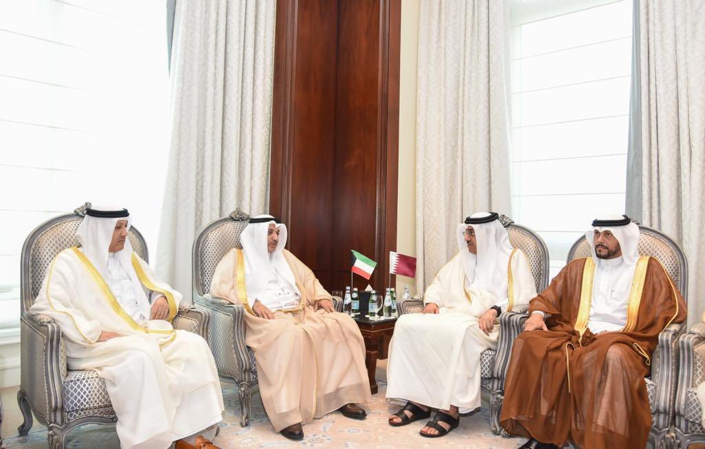 MOLQTR's tweet photo. اجتمع سعادة الدكتور علي بن صميخ المري وزير العمل، مع معالي الدكتور عامر بن محمد علي محمد، وزير العدل ووزير الاوقاف والشؤون الإسلامية، ورئيس اللجنة الوطنية لمكافحة الاتجار بالأشخاص، بدولة الكويت، بحثا أوجه تعزيز التعاون المشترك بمكافحة الاتجار بالبشر.
#وزارة_العمل https://t.co/Ks7AdmeXht