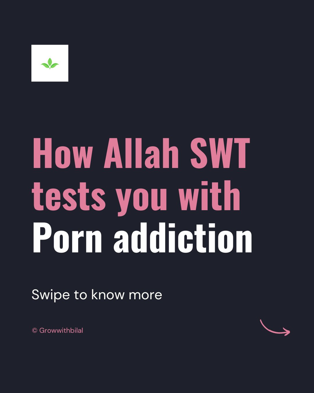 Bilal Younis on X: How Allah SWT tests you with Porn Addiction 🧵🔞A  thread: t.co1WxLOv2Lju  X