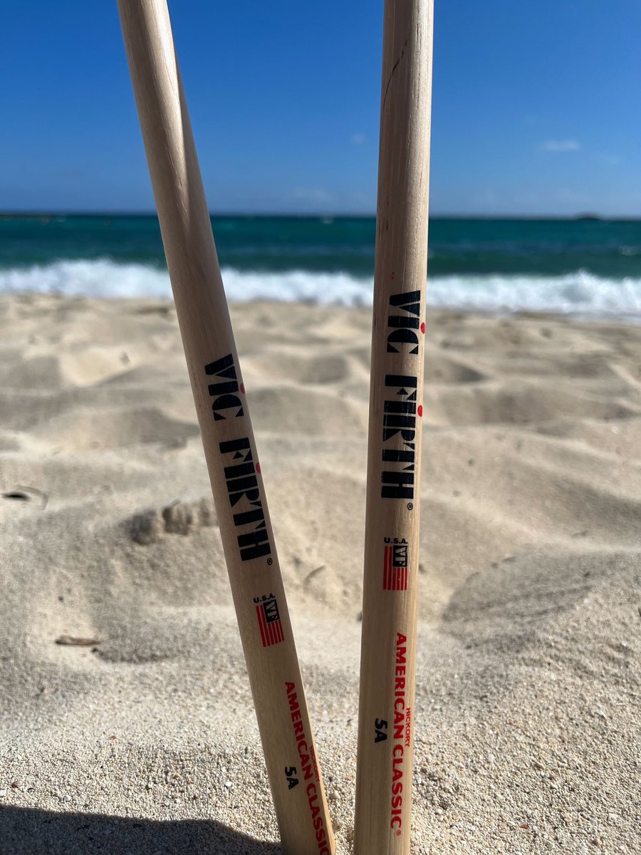 Sticks in the sand > toes in the sand

#VicFirth #VicFirthSticks