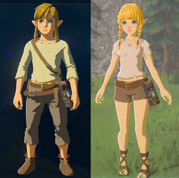 radicaldreamr_'s tweet image. me during BOTW / me during TOTK