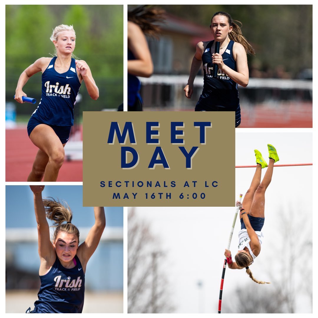 The Lady Irish head to LC tonight for Sectionals! Come out and support them! Meet starts at 6:00 pm. 
☘️💨