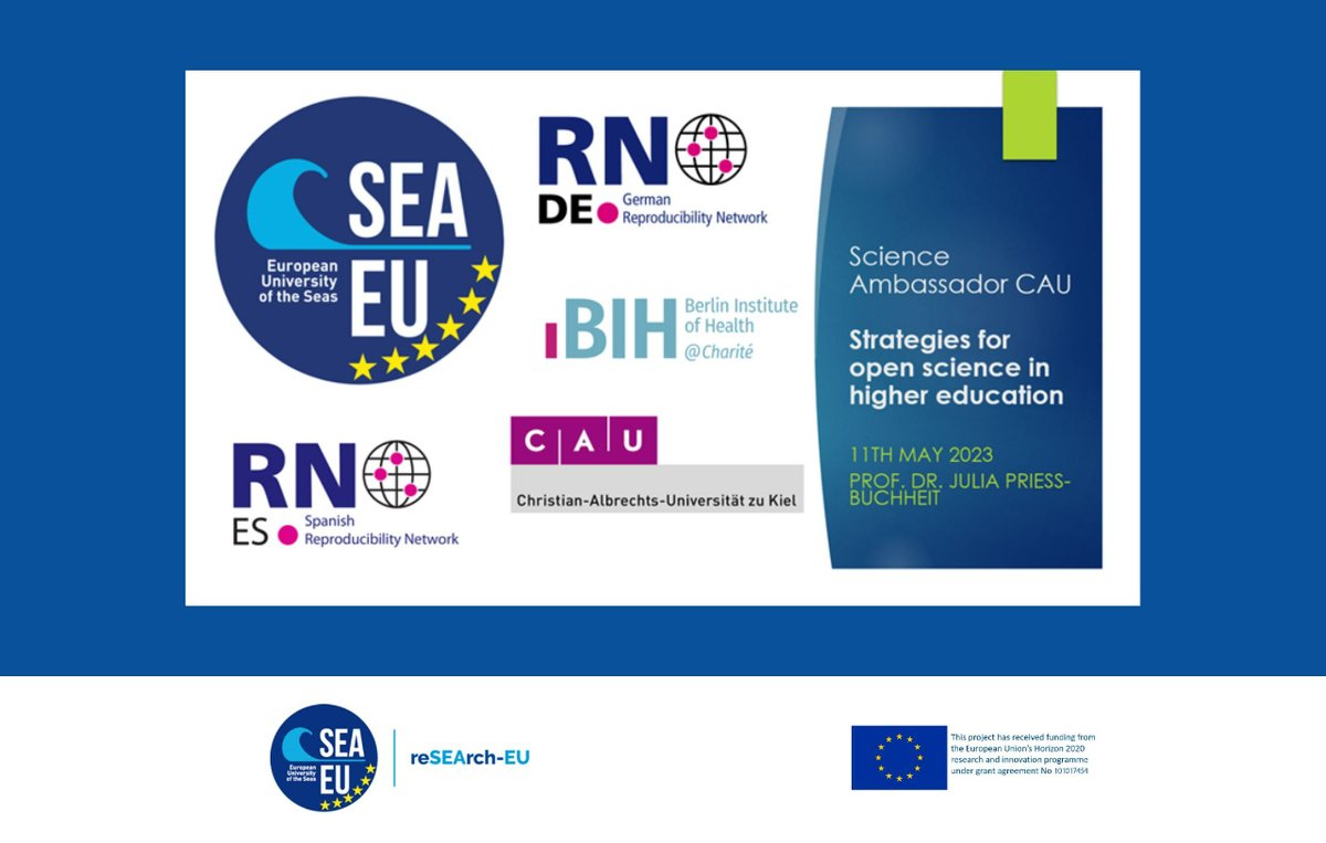 SeaEuAlliance's tweet photo. 🌊 NEWS!! Strategies for open science in higher education: The Open Science Symposium
More information 👉 https://t.co/JURPAFAe7F
#researcheu #symposium #openscience #scientificproject #science #research #transparency #openaccess https://t.co/65IR5kwJpL