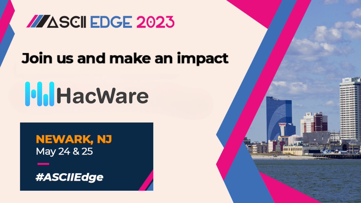 Hacware1's tweet image. We&apos;re excited to be attending the New York/New Jersey @asciigroup Edge event next week, May 24-25!

Stop by during the Evening Networking Reception on Wed. to grab a tshirt (limited supply!) and say hello to the team! 

#ASCIIEdge #ASCII #ASCIIevent #ASCIIcommunity #msp #mssp