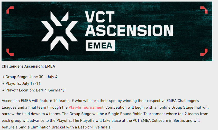 BoDork SIGNWHOCARS on Twitter "VCT ASCENSION EMEA NEWS! EMEA