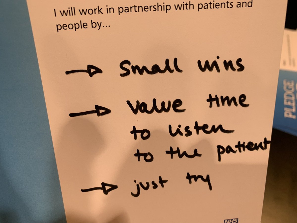 Full house for our #PartneringWithPatients workshop #Quality2023 .. ended with action pledges from delegates who’d worked together on next steps @CJadams80 @katepryde @howdoyoufika @solentacademy