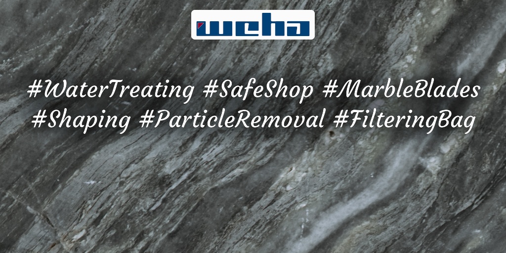 #WaterTreating #SafeShop #MarbleBlades #Shaping #ParticleRemoval #FilteringBag