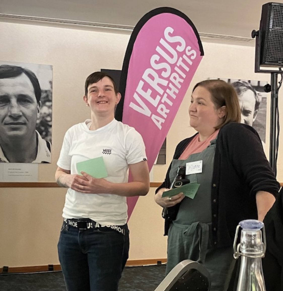 KlaireConnor's tweet photo. Someone needs to give us a talk show! Always fab to work with @CharlotteB2k20 Today we got to share the awesome Scottish #SelfManagement & #JointCreativity project to the entire @VersusArthritis staff team. Talking about #collaboration with #Volunteers & #Young People! #YouthWork https://t.co/XtE9AIvIfu
