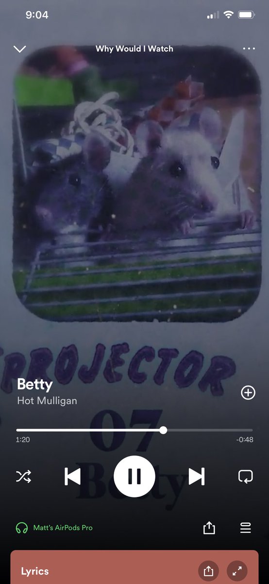 I skipped this song 3x on my listen throughs and just had the courage to listen to it today. Catch me sobbing in the Roastery missing my Josie girl. 💔