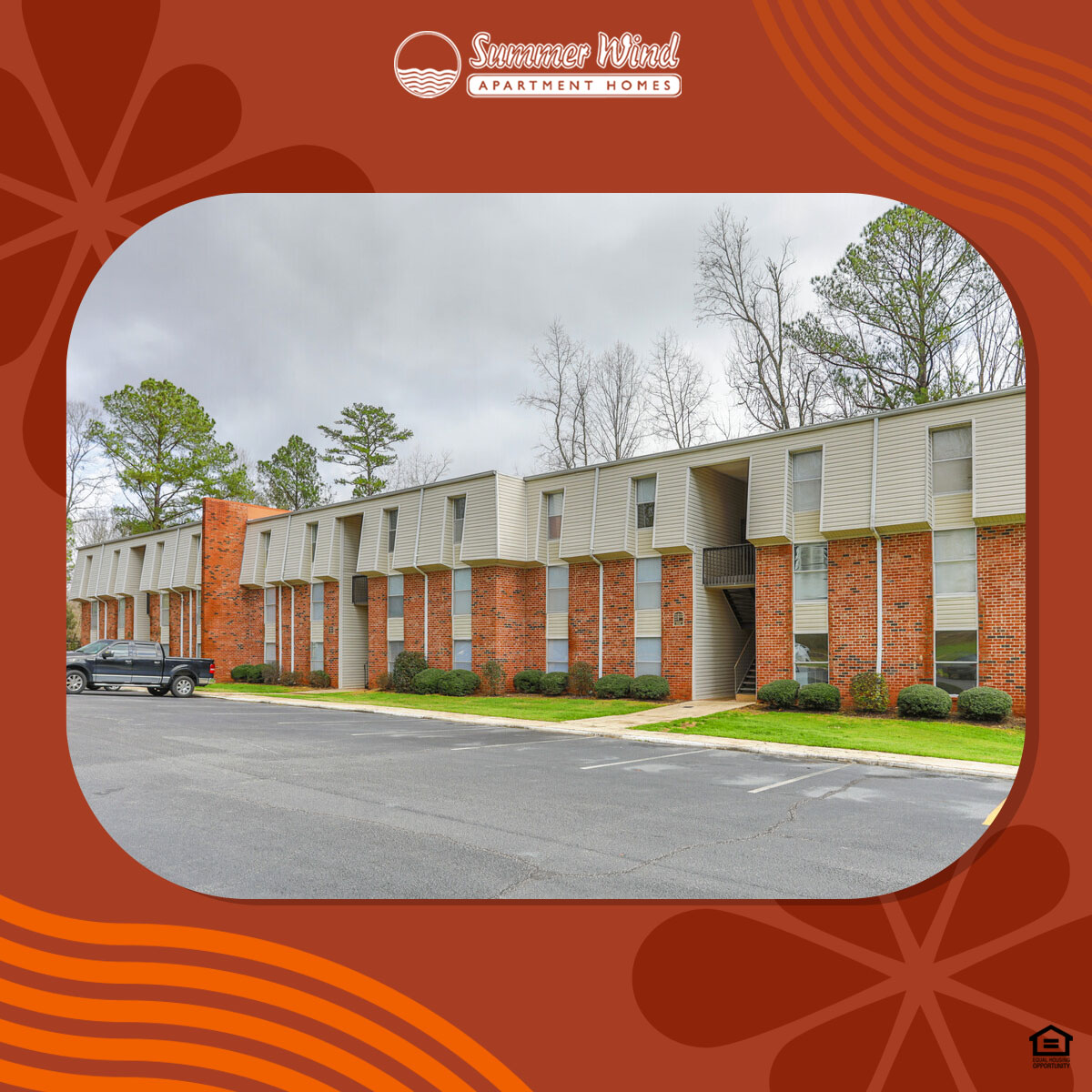 Look familiar? It’s #SummerWind #Apartment Homes in #AuburnAL! 🧡💙

📍 If you’ve been wondering what’s on the inside, stop by 1000 North Donahue Drive Monday through Friday from 8 a.m. to 5 p.m.