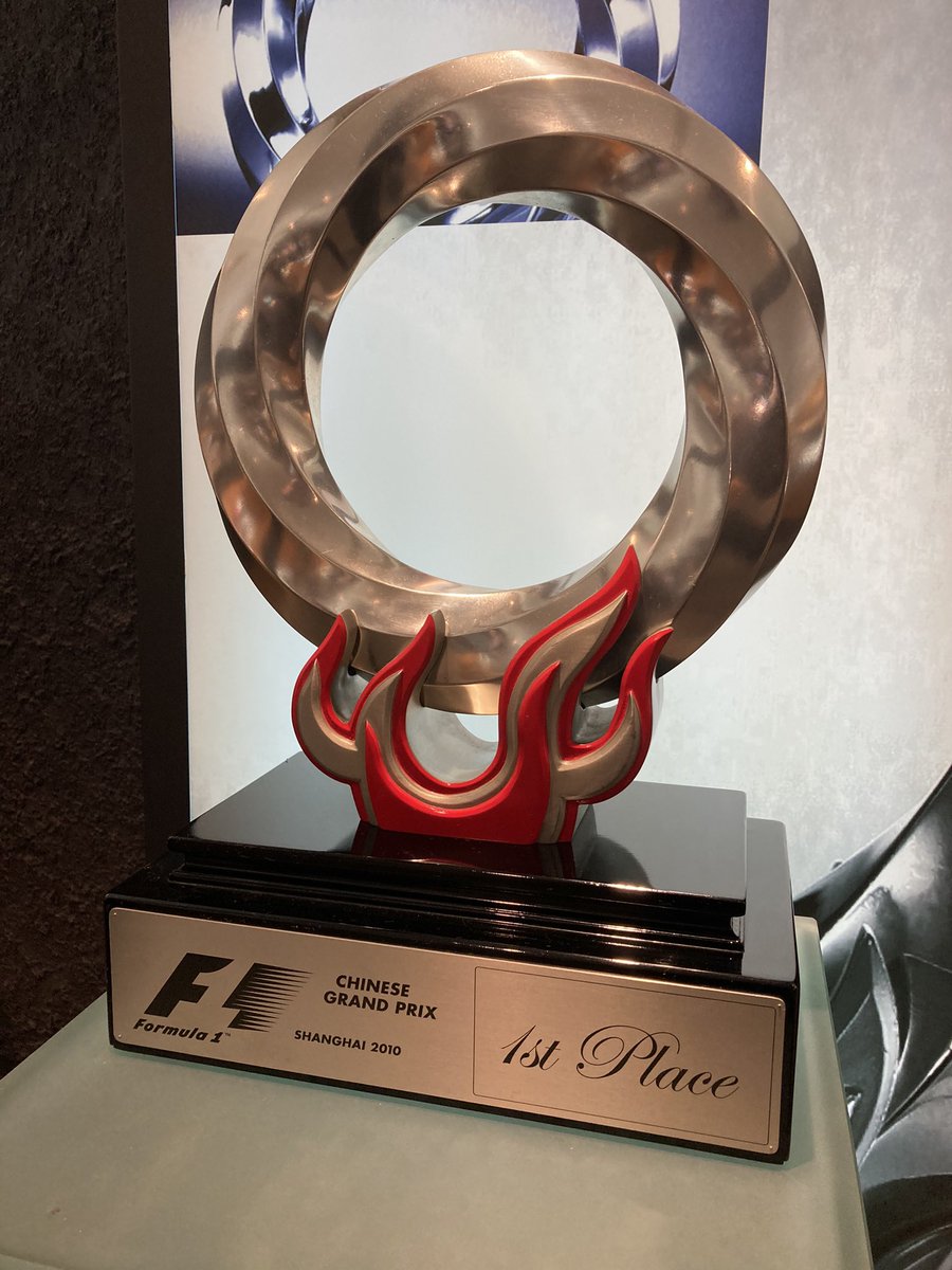 A typical Tuesday, I went to a factory in Kuala Lumpur today that made a few of the #F1 trophies!